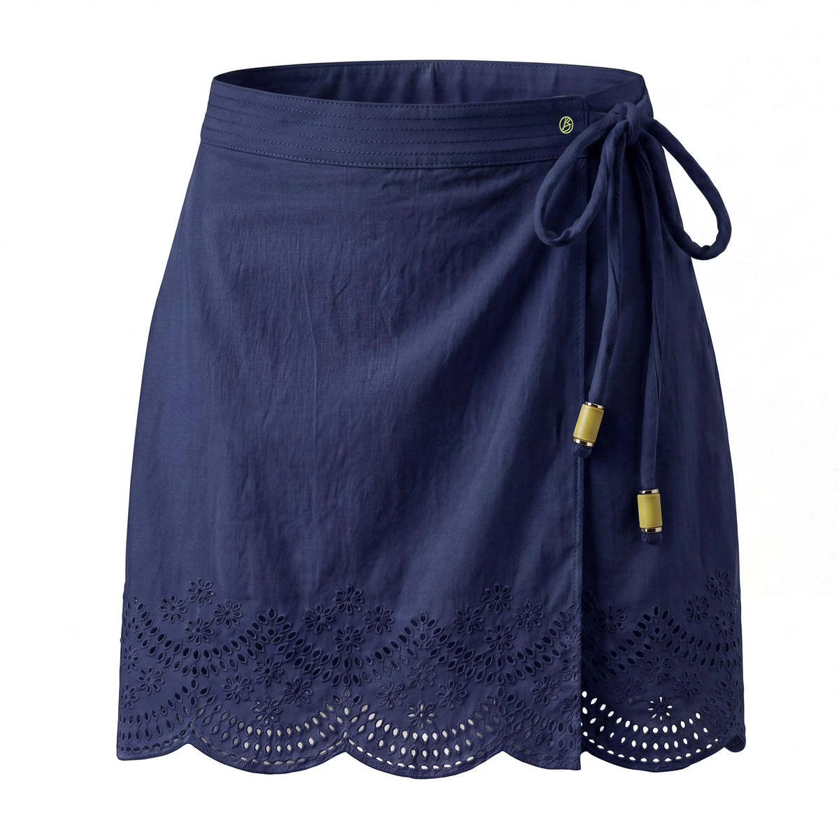 Short Wrap Skirt Navy