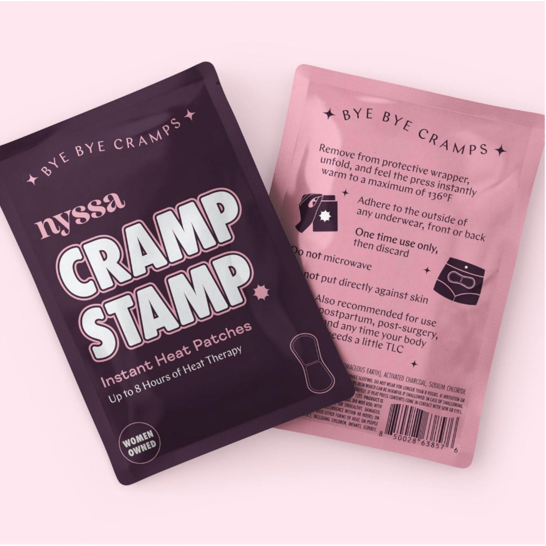 Cramp Stamp Instant Heat Patch 5 Pack
