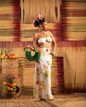 LOBSTA & PALAVA  IN TROPICAL PRINT