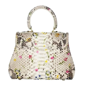 Luxe Artisanal Crocodile Leather Handbag | Heirloom Elegance