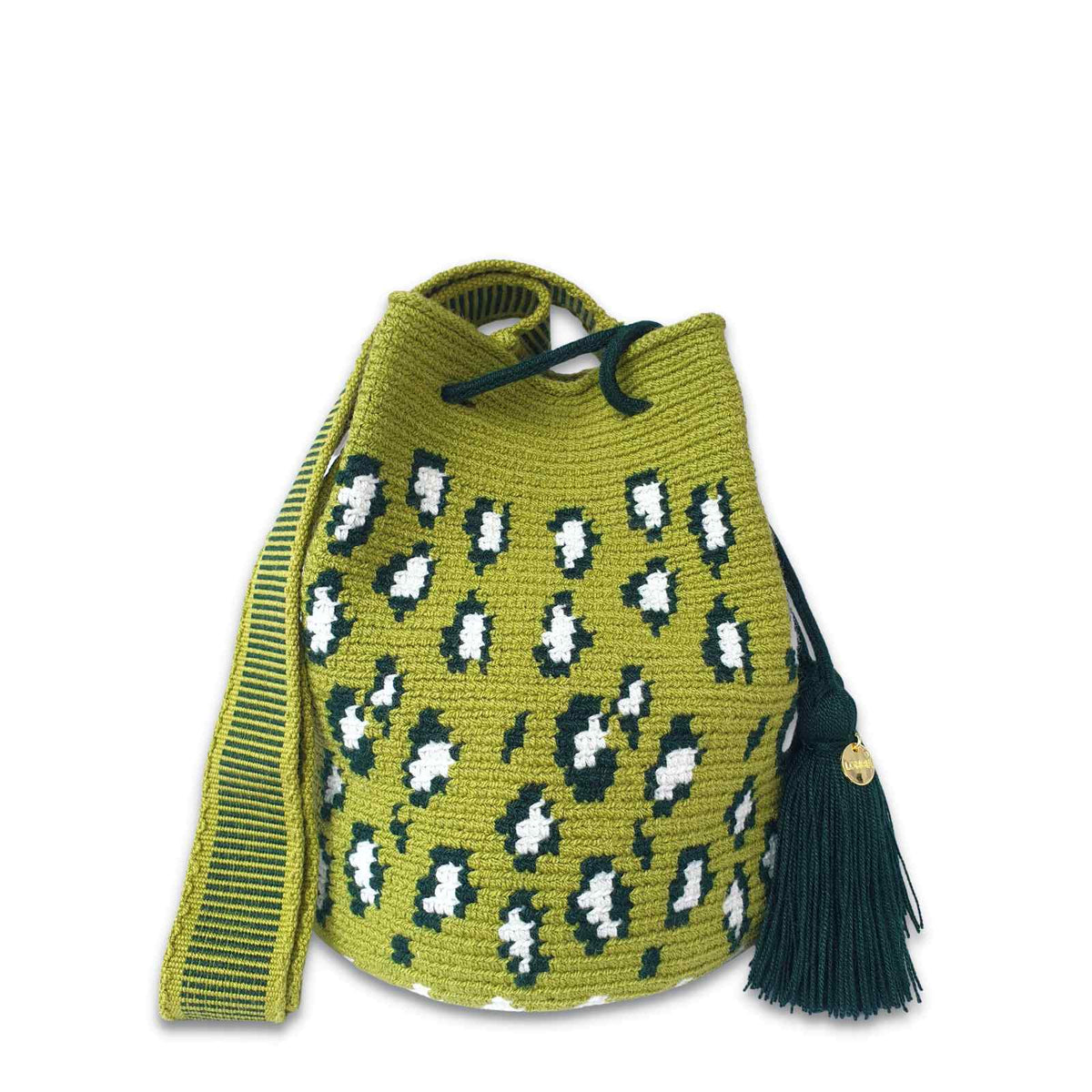 Leopard Verde Wayuu Bag