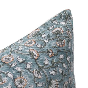 Unique Block Print Thick Linen Pillow Cover - Himachal