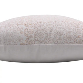 Accent Handmade Block Print33 Thick Cotton White Pillow Cover - Shehnaaz
