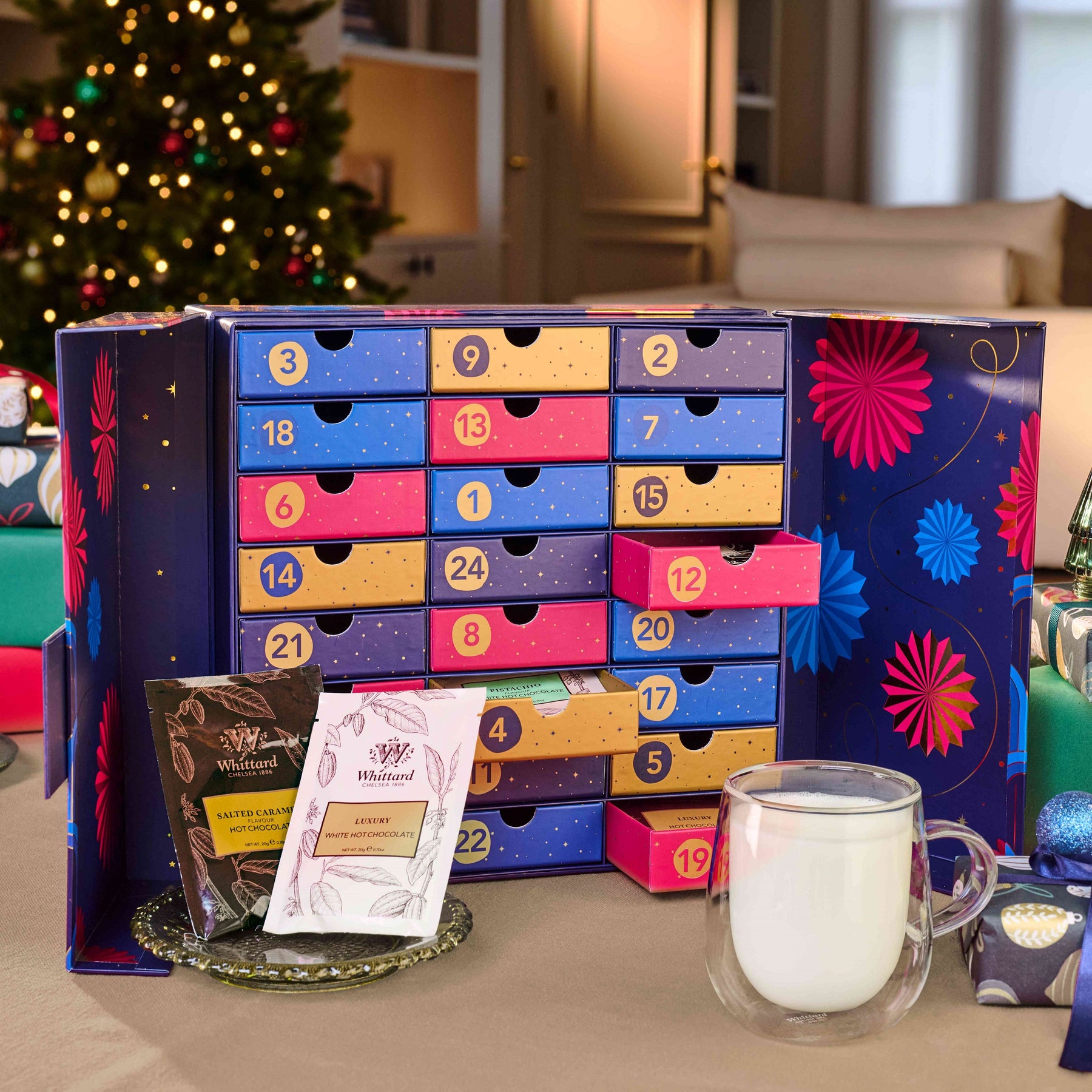 Whittard Hot Chocolate Advent Calendar, 24 Servings