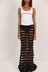 Ruffle Trim Skirt