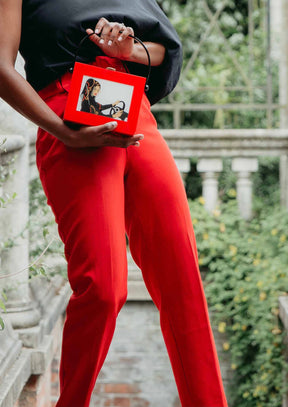 Jamilah Acrylic Top Handle Bag