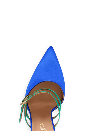 Lolita Pointy Toe Crystal Mule