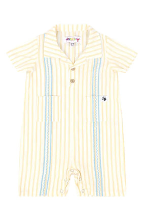 Mixed Up Clothing Bordado Baby Romper