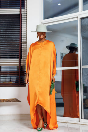 Idemili Elegant Duchess Kaftan Maxi Dress – Handcrafted with Royalty in Mind