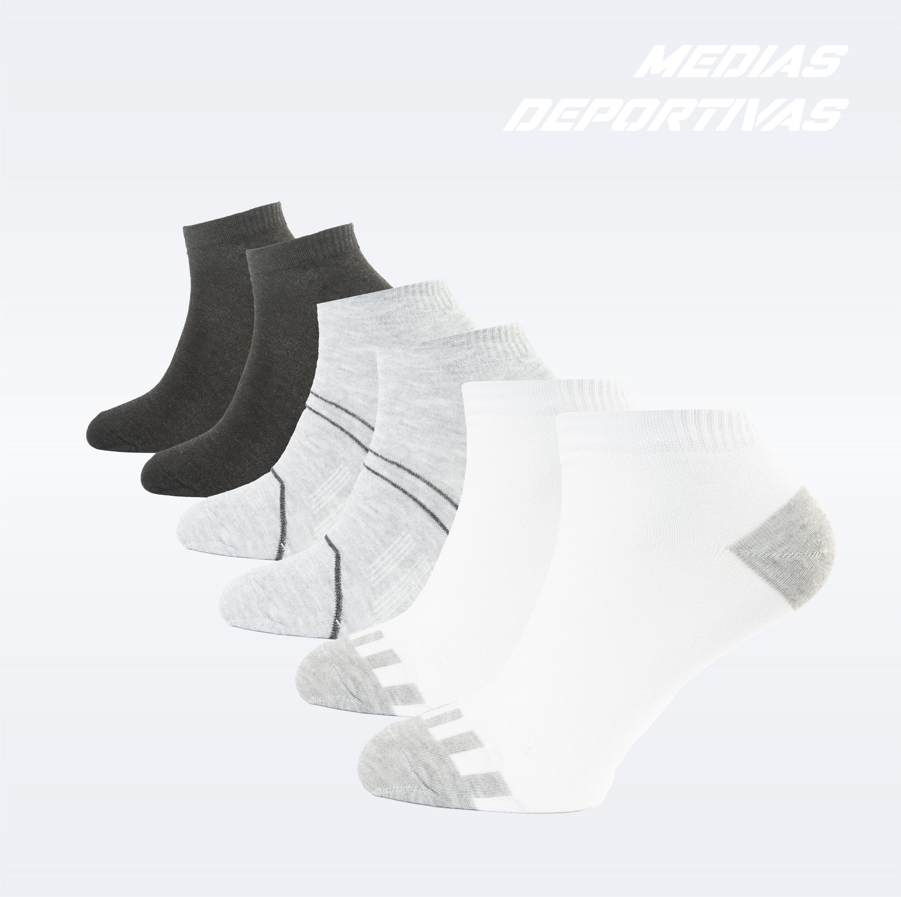 PACK DE 3 MEDIA TOBILLERA