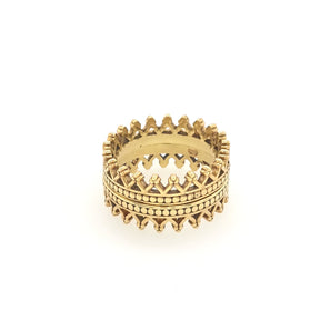 9ct Yellow Gold Crown Ring