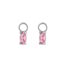 Pavé Silver Earring Charm