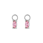 Pavé Silver Earring Charm