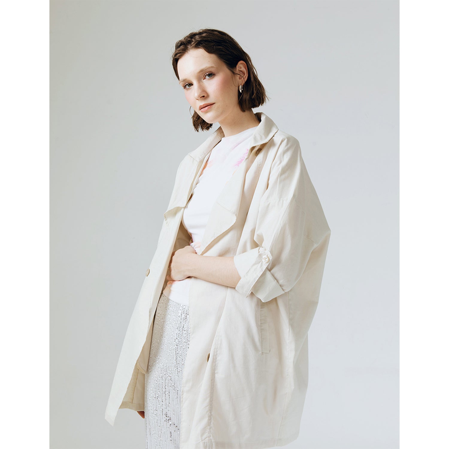 CARA  CONVERTIBLE SLEVEE BUTTON OUTERWEAR