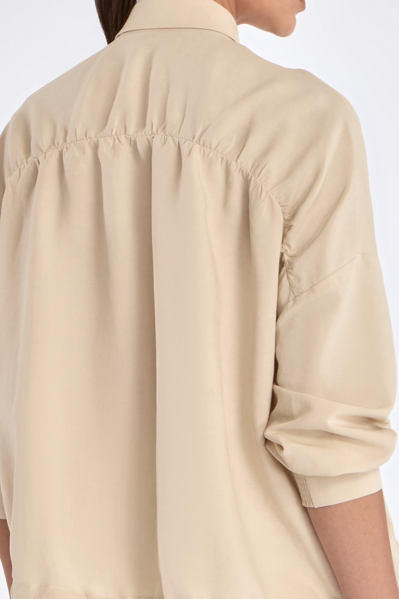Ailani Linen Blend Jacket | Ecru