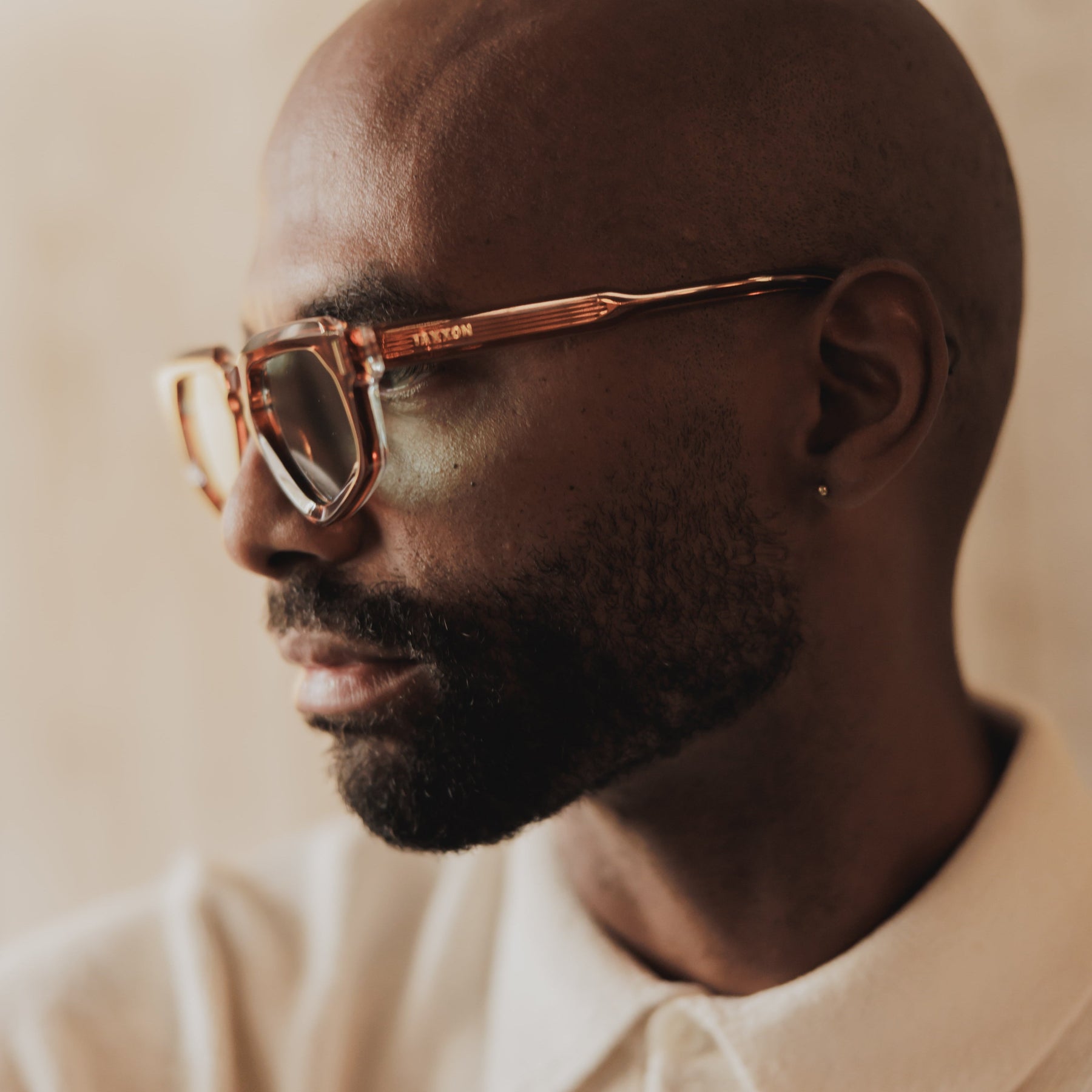 Avitio Sunglasses with Amber Frame & Aqua Lens