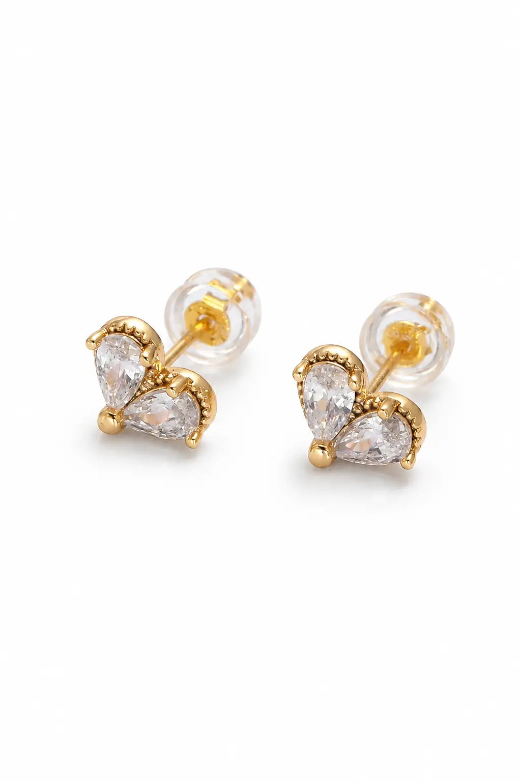 The Fairfax Heart Studs