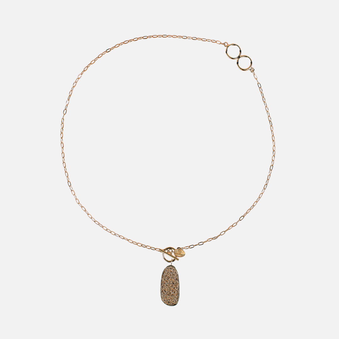 Element Gold Long Pendant Necklace