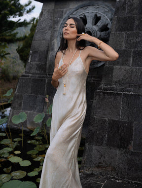 Messenger Priestess - Luxury Silk Slip Dress