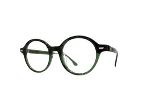 Emerald Green round 48mm eyeglasses