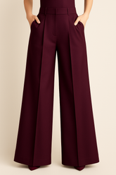 Rossario George Palazzo Pant in Cabernet