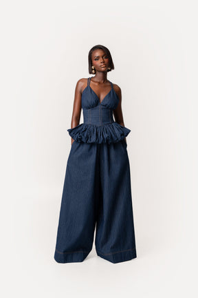 Denim Pinstripe AMARA Pants