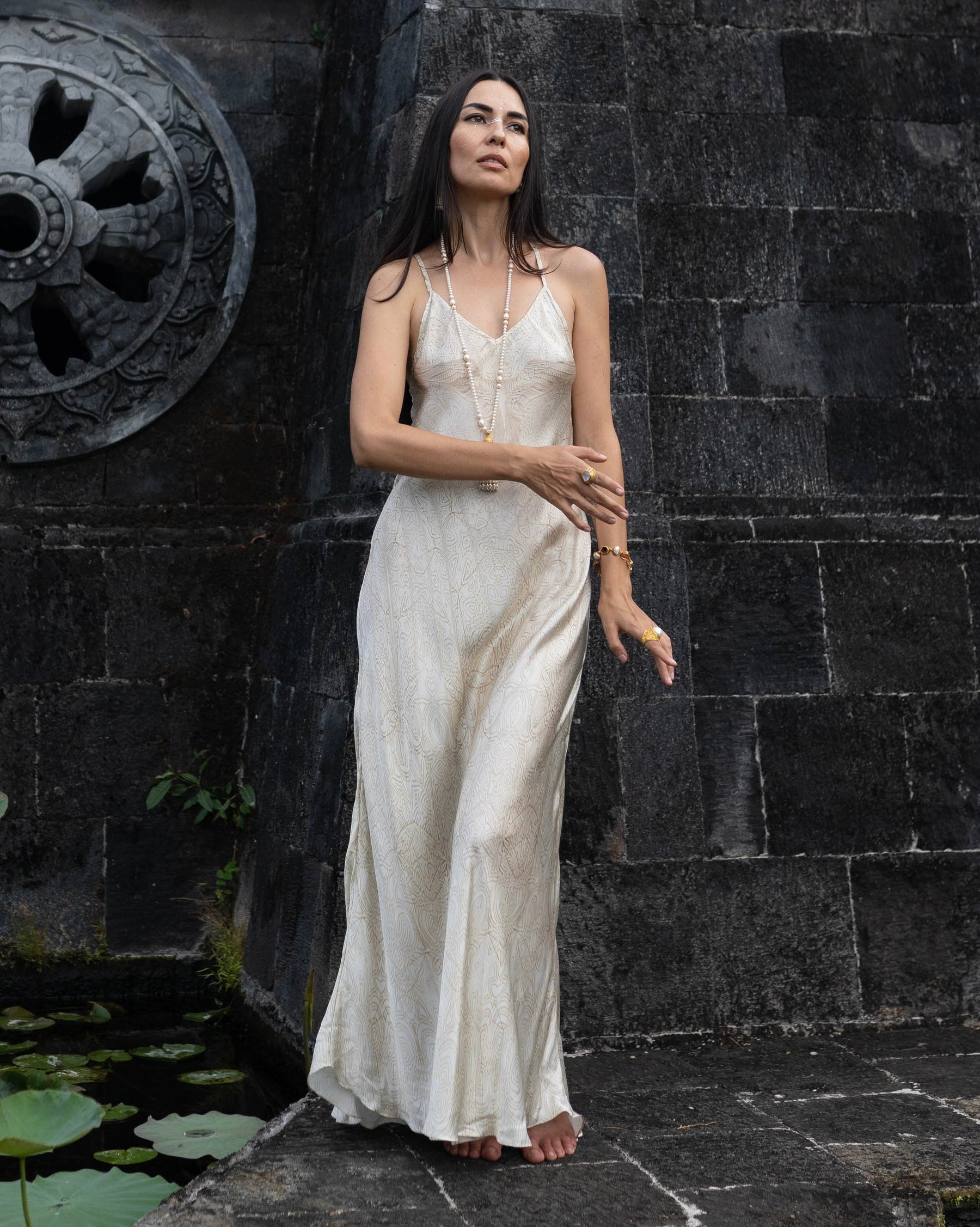 Messenger Priestess - Luxury Silk Slip Dress