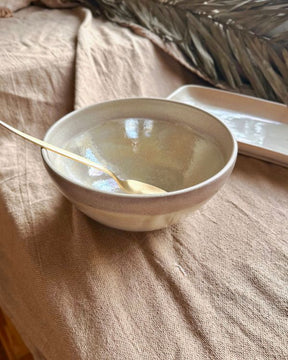 Pearl Oyster Serving/Salad Bowl