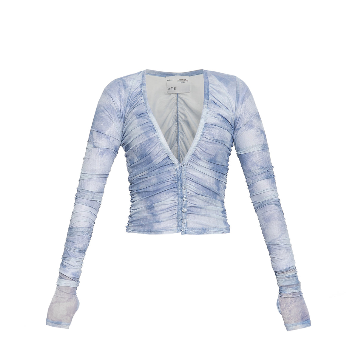 KARLIE SHEER HAND DETAILED TOP