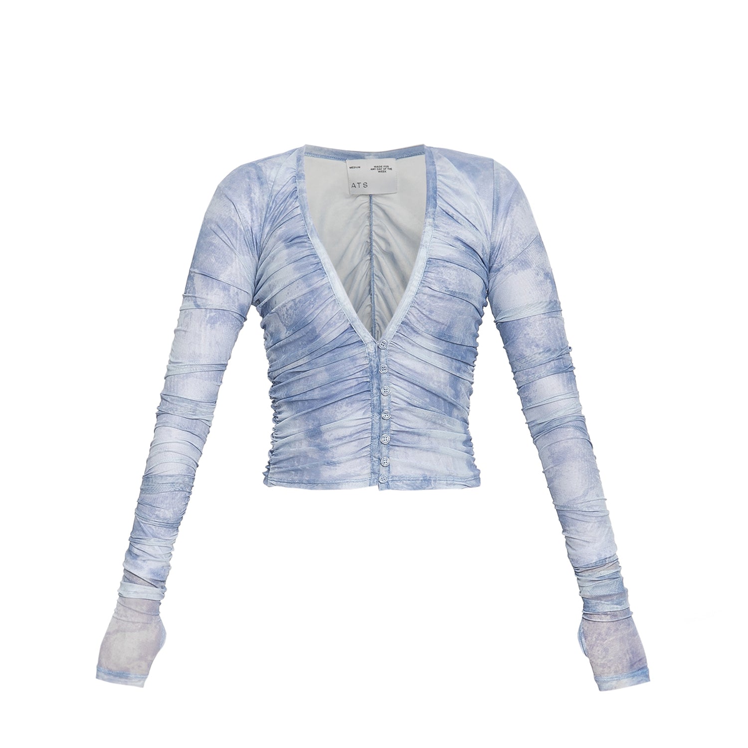 KARLIE SHEER HAND DETAILED TOP