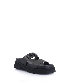 Eco-Friendly Black Platform Sandals Bril