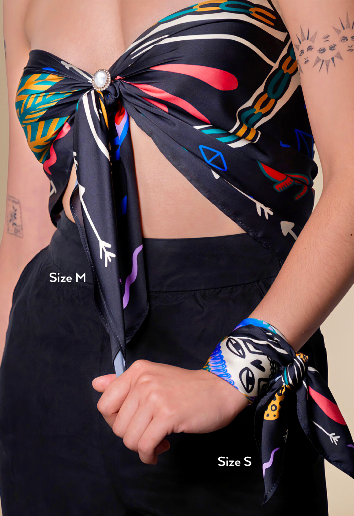 Scarf - Sarong "Inframundo"