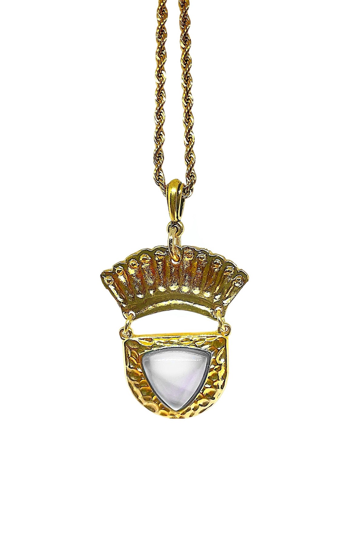 Clear Quartz  Venilia Necklace