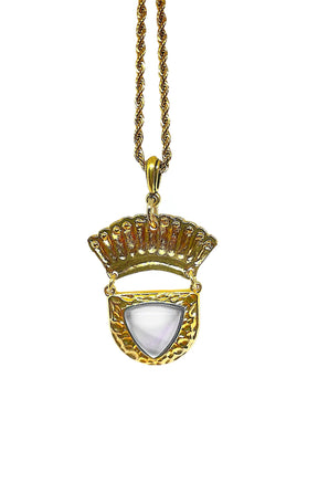 Clear Quartz  Venilia Necklace