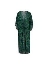 Obaatan Kaftan+Maxi Dress - Lazer Iguana (Bamboo Rayon)