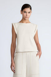 Regina Pima Cotton Knit Top | Pristine