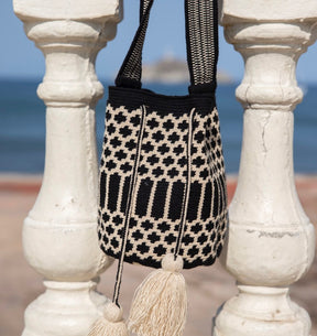 Zebra Wayuu Bag