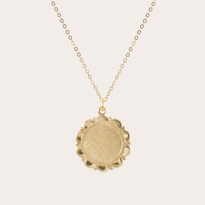 Minimal Flower Chain Necklace