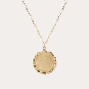Minimal Flower Chain Necklace