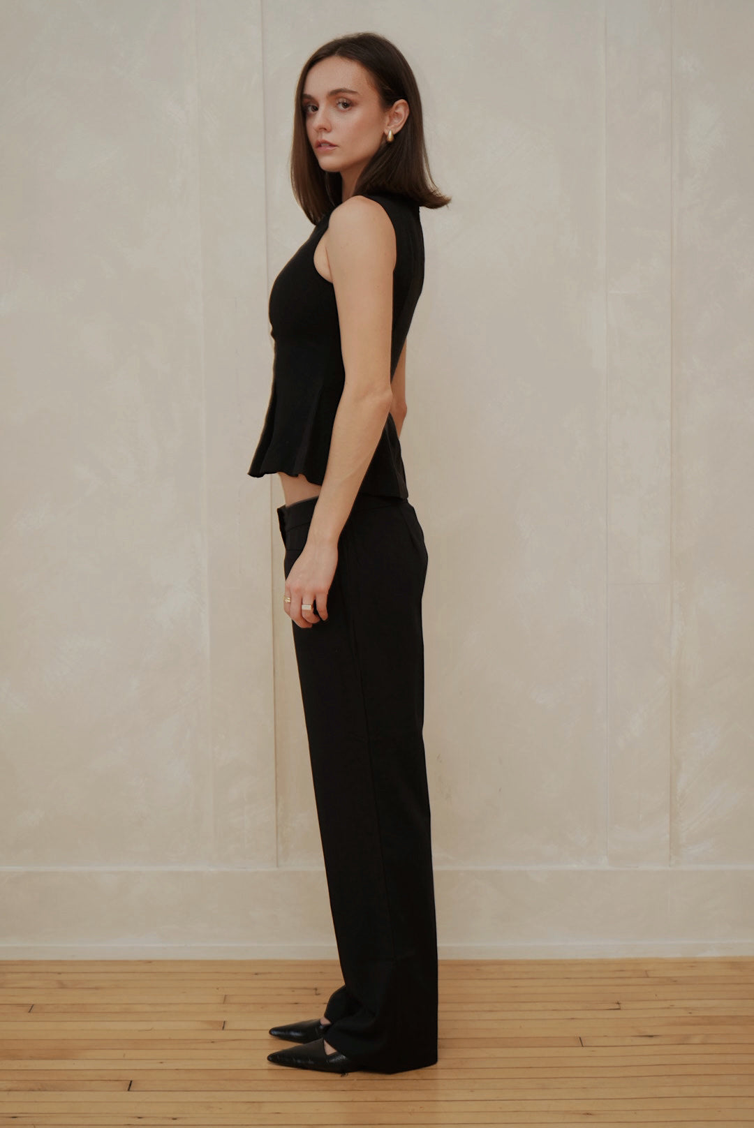 Emilia Tailored Pants in Black