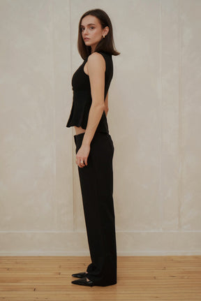 Emilia Tailored Pants in Black