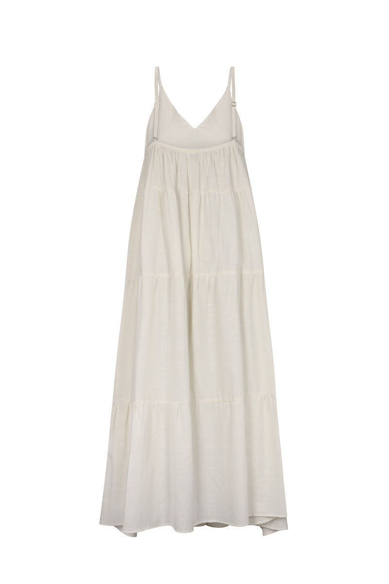 TIEMPOS Dress Beige