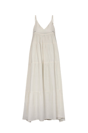 TIEMPOS Dress Beige