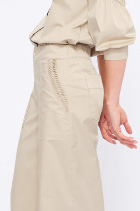 Viena Sculptural Hem Trouser | Pristine