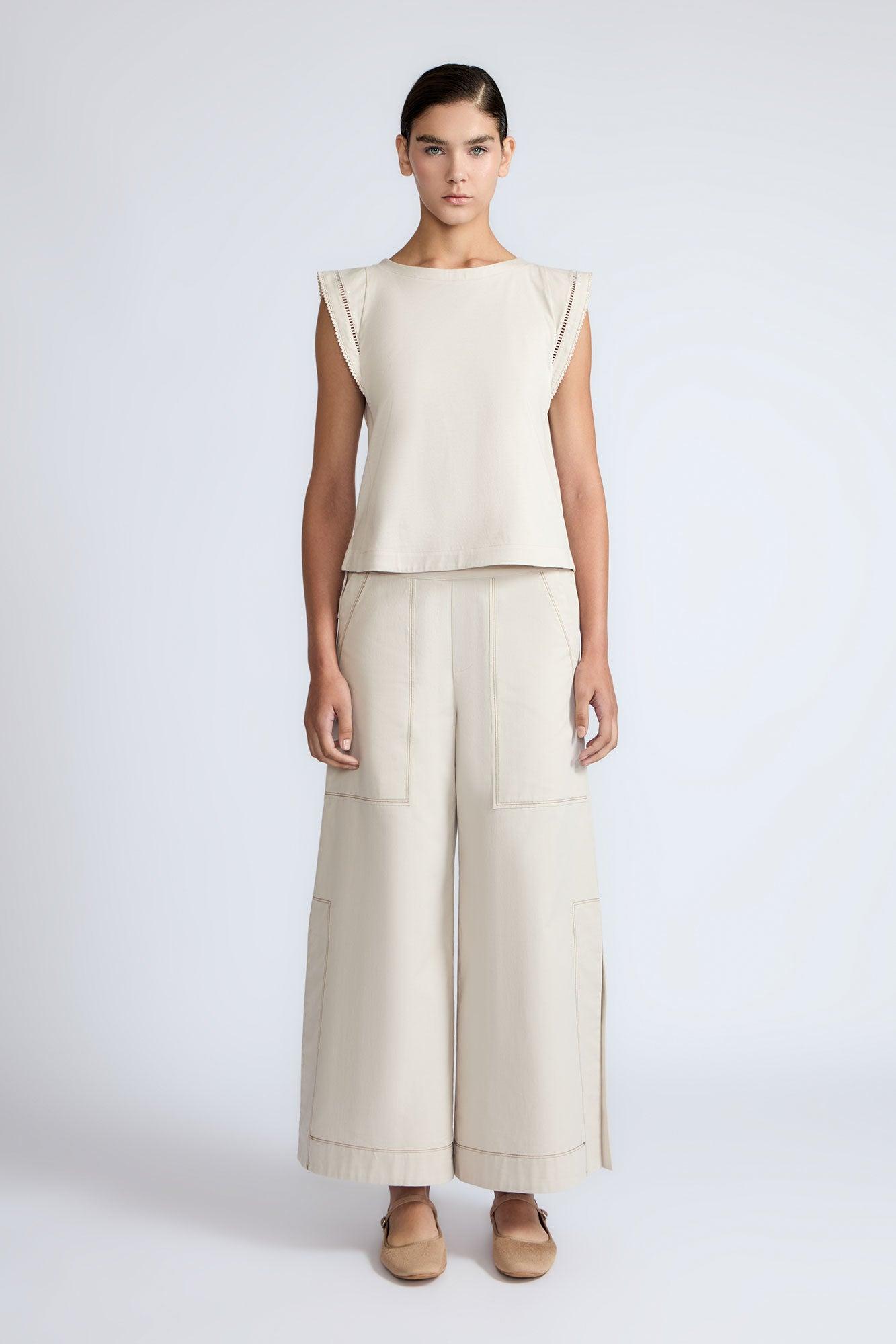 Regina Pima Cotton Knit Top | Pristine
