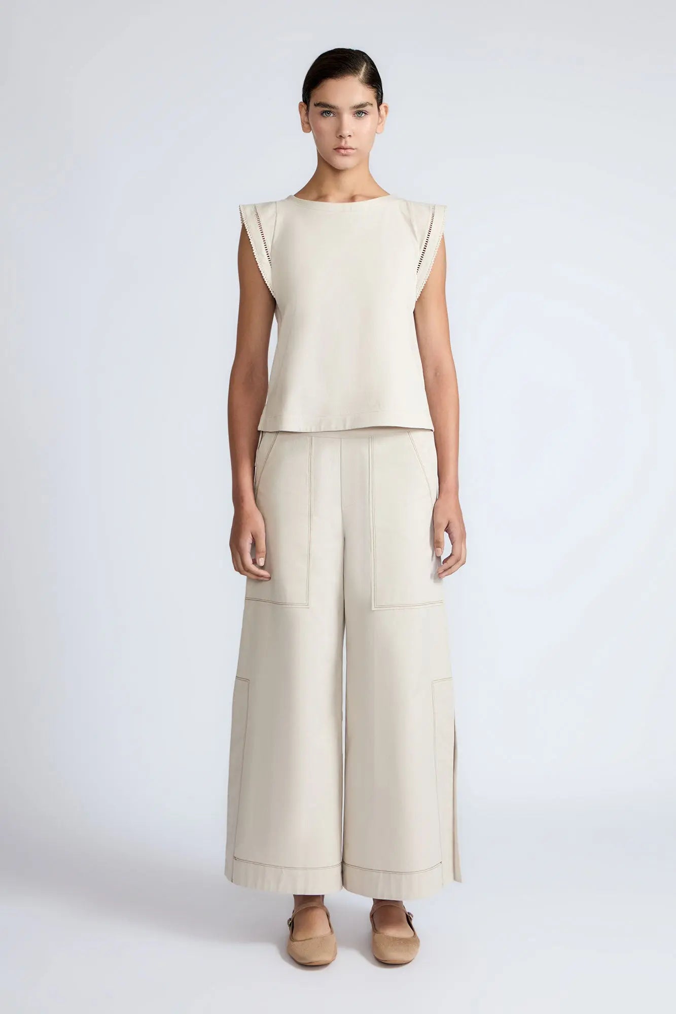 Regina Pima Cotton Knit Top | Pristine