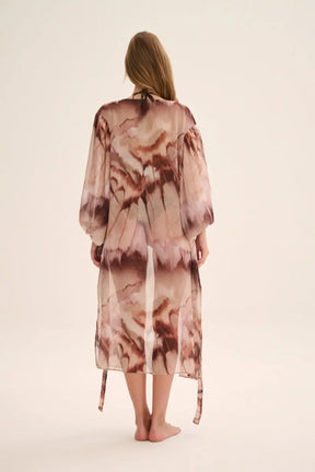 KIMONO Dress Print Cafe