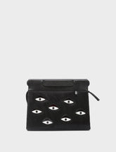 Vali Crossbody Small Leather Bag - Eyes Applique Adjustable Handle