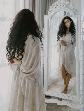 Messenger Priestess - Luxury Silk Robe