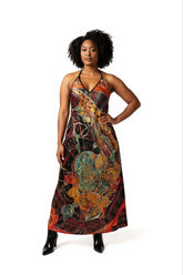 Orire Afrofuturism Halter Dress